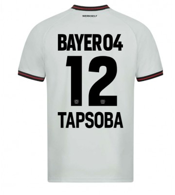 Bayer Leverkusen Edmond Tapsoba #12 Udebanetrøje 2023-24 Kort ærmer